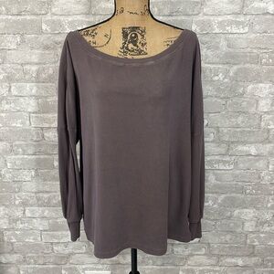 Fancy Homebody Ribbed Sweatshirt
